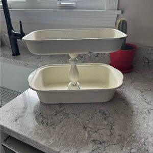 Two-Tier Vintage Tray